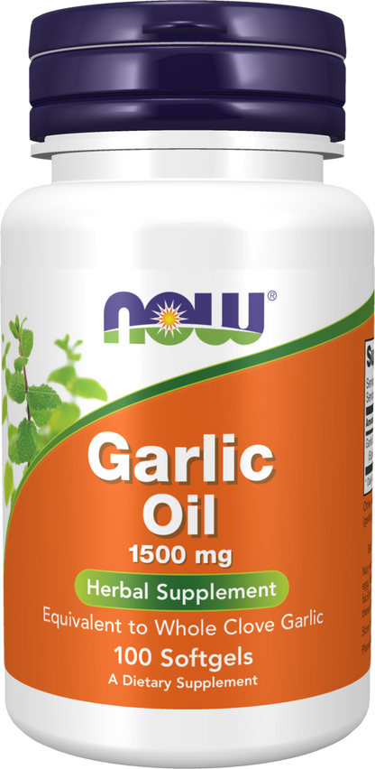 NOW Supplements, Garlic Oil Concentrate, 100 Softgels