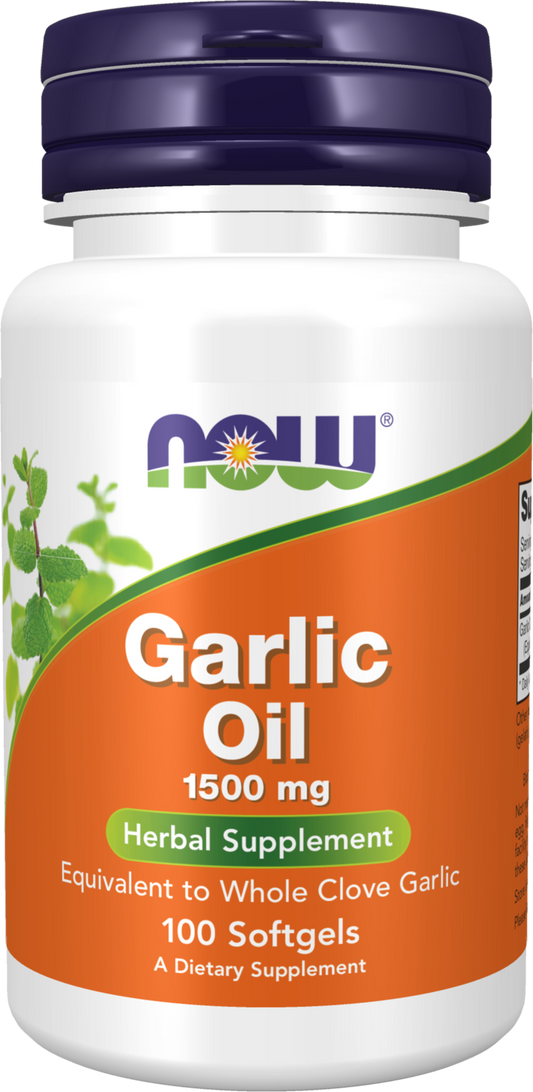 NOW Supplements, Garlic Oil Concentrate, 100 Softgels