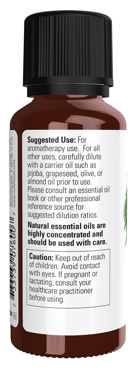 NOW Essential Oils, Rosemary Oil, Steam Distilled, Undiluted, 1 fl. oz