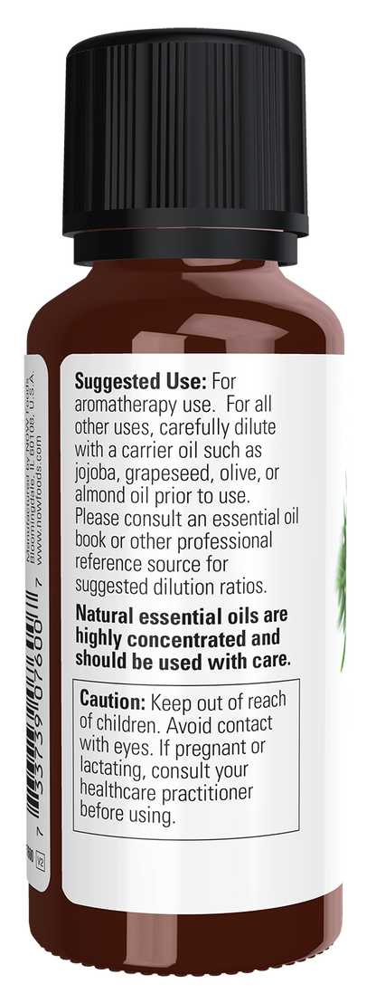 NOW Essential Oils, Rosemary Oil, Steam Distilled, Undiluted, 1 fl. oz