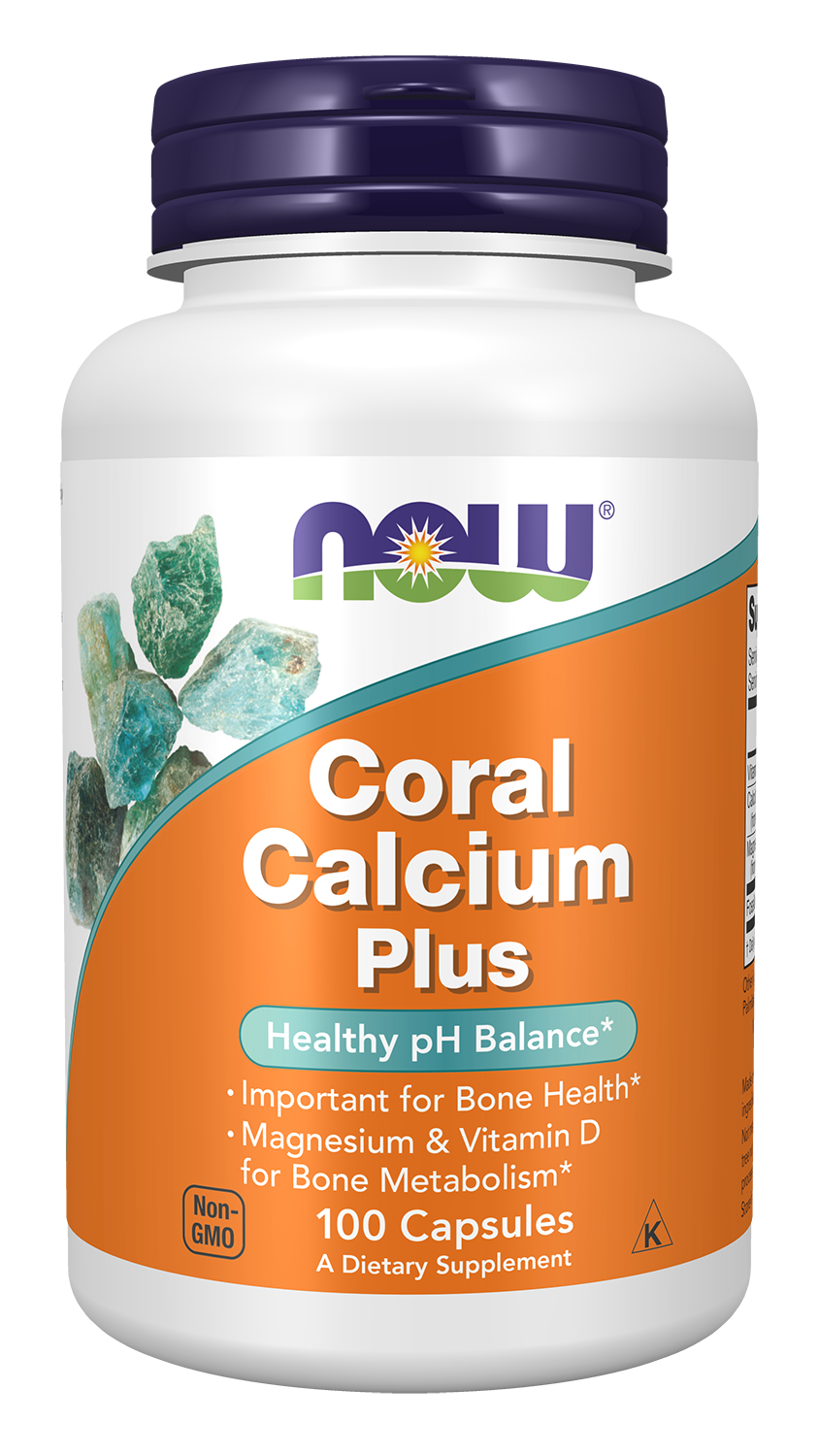 NOW Supplements, Coral Calcium Plus, Bone Health*, 100 Veg Caps