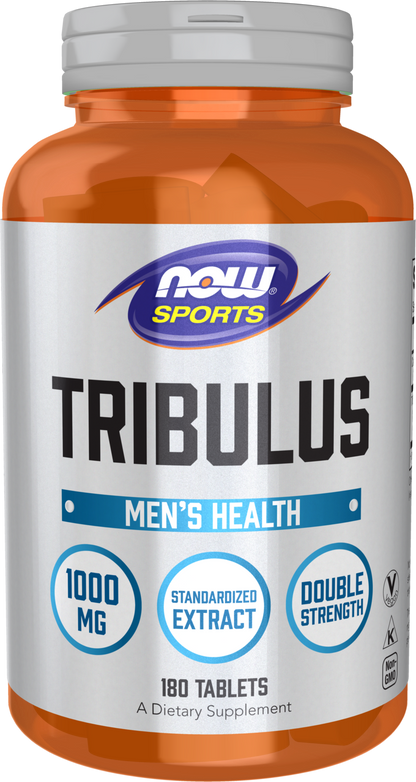 NOW Sports, Tribulus 1,000 mg, Double Strength, Men's Health, 180 Tabs