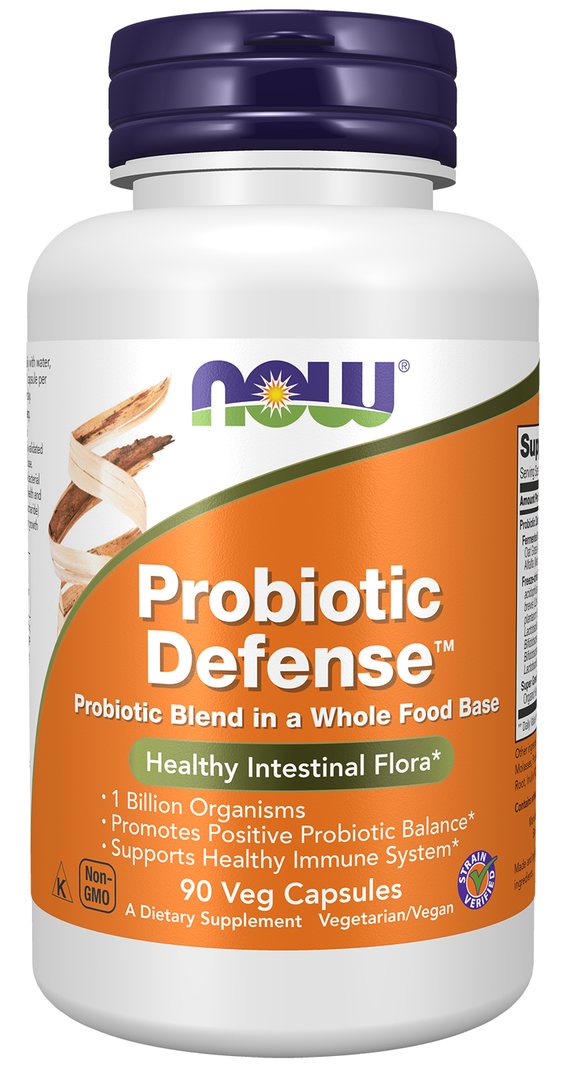 NOW Supplements, Probiotic Defense, Probiotic Blend, 90 Veg Caps