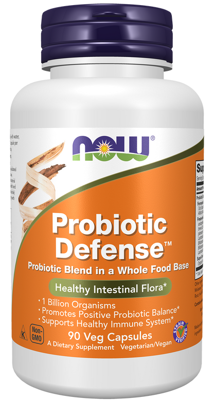 NOW Supplements, Probiotic Defense, Probiotic Blend, 90 Veg Caps