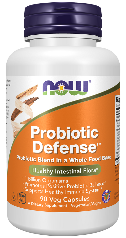 NOW Supplements, Probiotic Defense, Probiotic Blend, 90 Veg Caps
