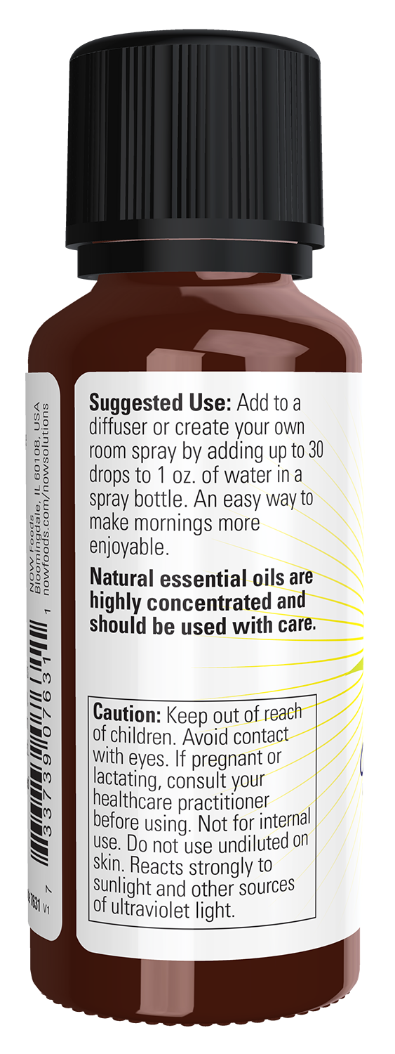 NOW Essential Oils, Good Morning Sunshine Uplifting Aroma Blend, 1 fl. oz
