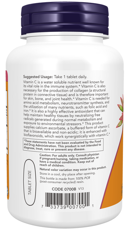 NOW Supplements, Vitamin C-1000 Complex, Buffered, 90 Tabs