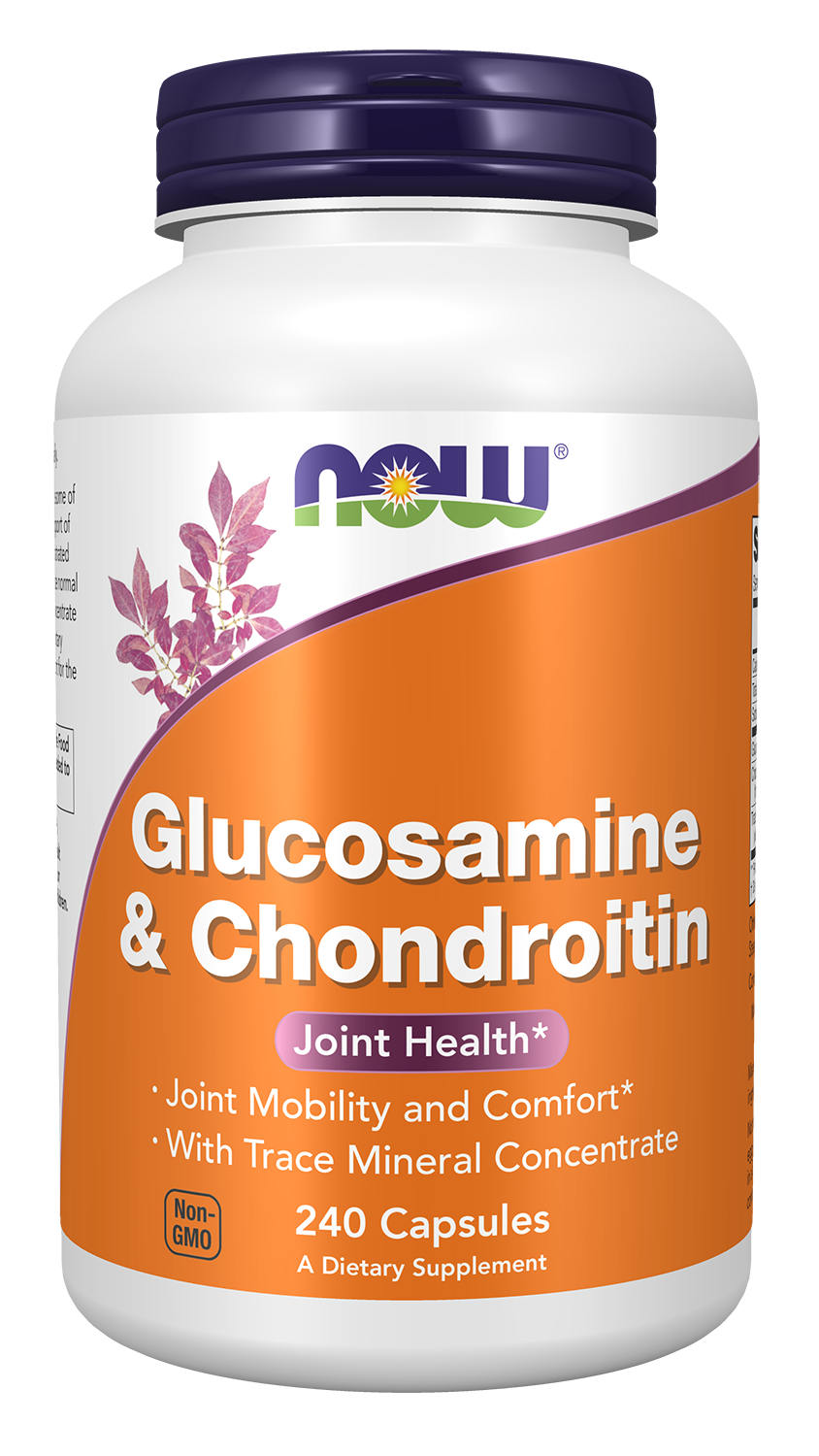 NOW Supplements, Glucosamine & Chondroitin with Alfalfa, 240 Caps