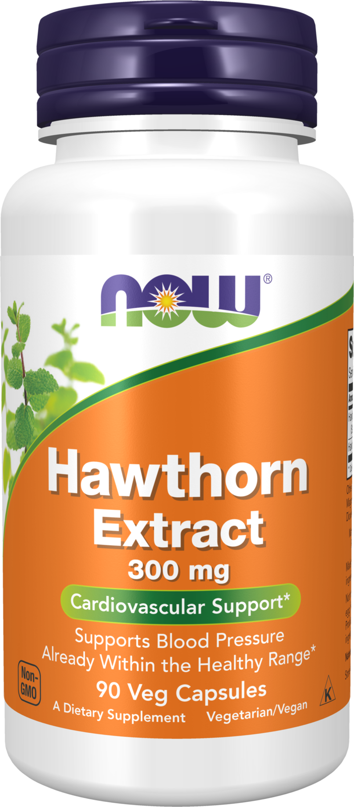 NOW Supplements, Hawthorn Extract 300 mg, 90 Veg Caps