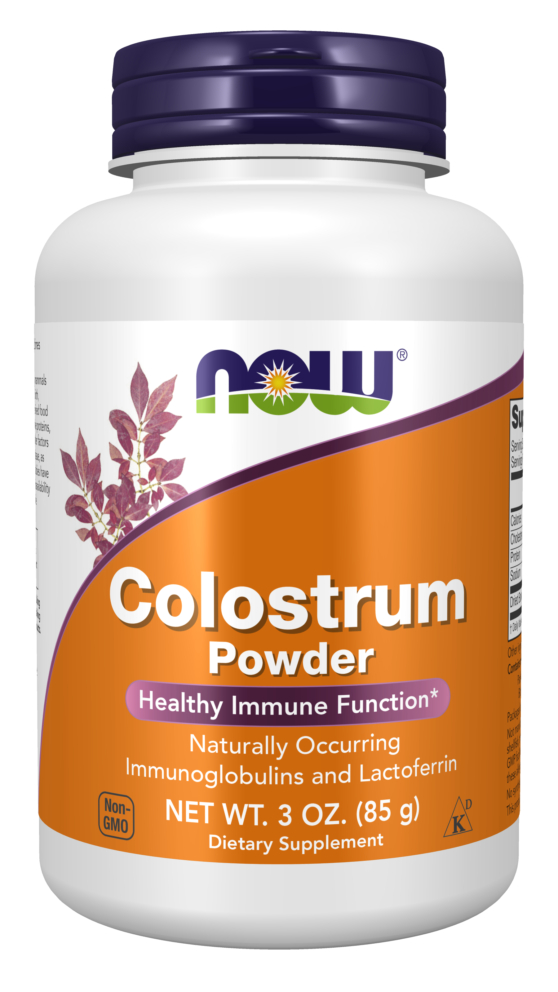 NOW Supplements, Colostrum Powder, Immunoglobulins and Lactoferrin, 3 oz
