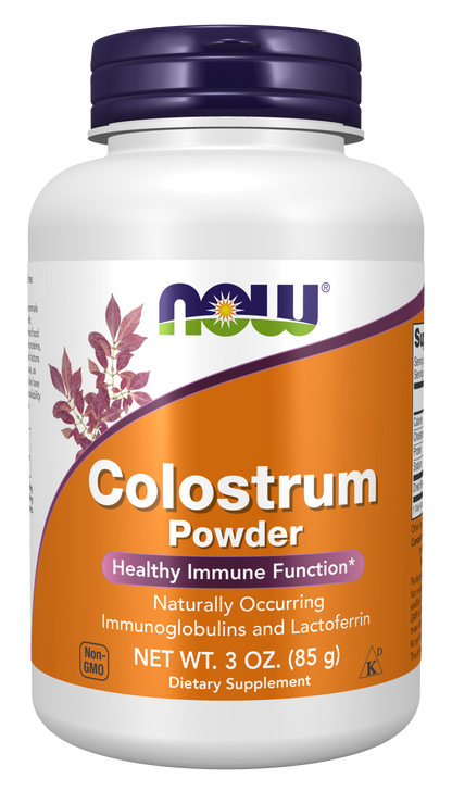 NOW Supplements, Colostrum Powder, Immunoglobulins and Lactoferrin, 3 oz