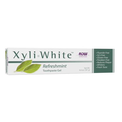 NOW Solutions, Xyliwhite™ Toothpaste Gel, Refreshmint, 6.4 oz