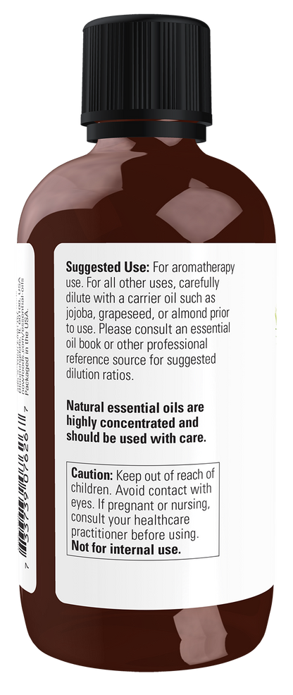 NOW Essential Oils, Tea Tree Oil, Steam Distilled, Undiluted, 4 fl. oz