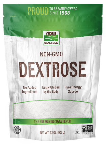 NOW Foods, Dextrose, No Added Ingredients, Energy Source, 32 oz