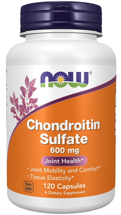 NOW Supplements, Chondroitin Sulfate 600 mg, Joint Support*, 120 Caps