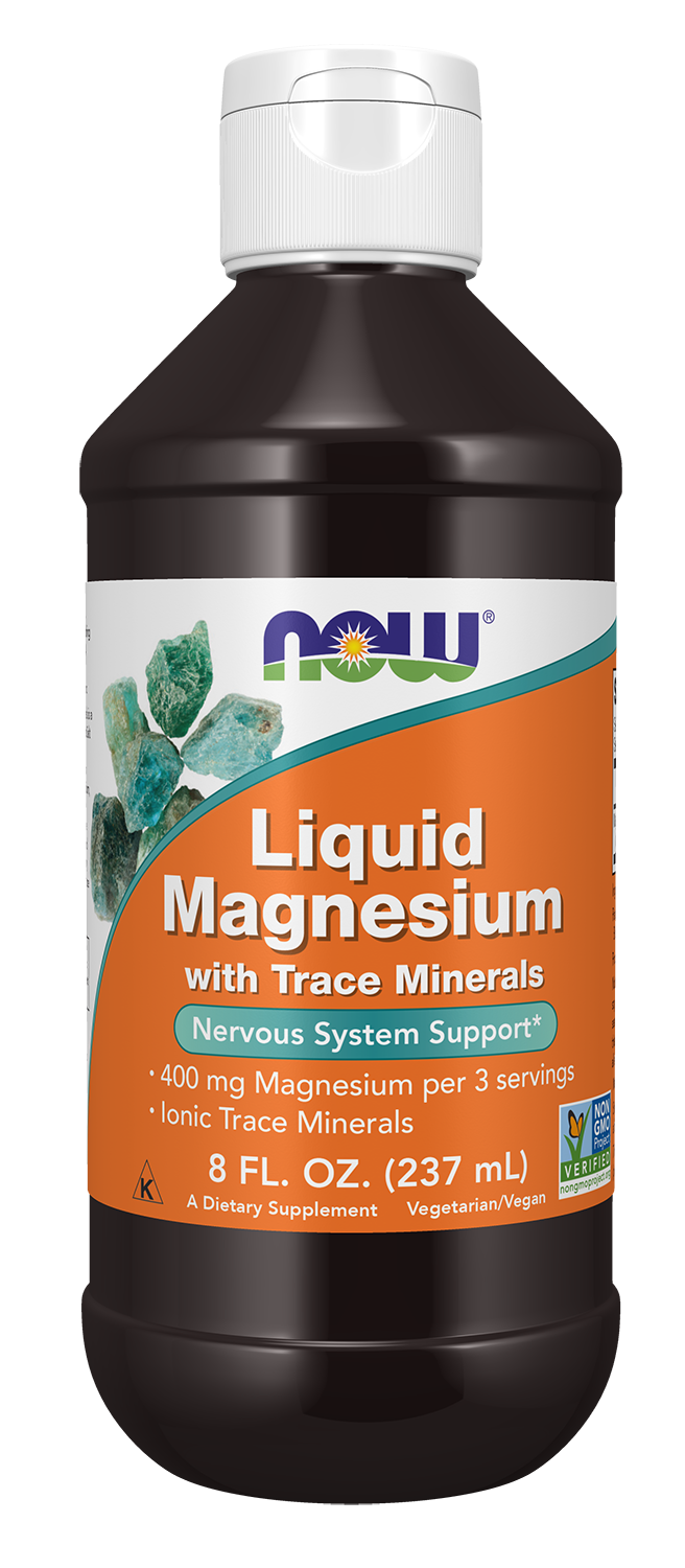 NOW Supplements, Liquid Magnesium with Trace Minerals, 8 oz