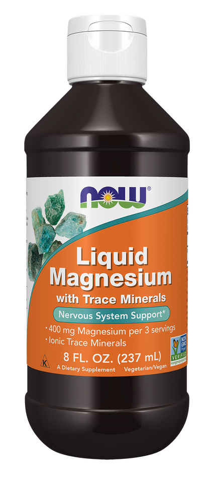 NOW Supplements, Liquid Magnesium with Trace Minerals, 8 oz