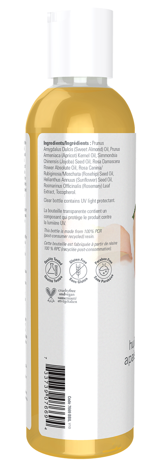 NOW Solutions, Tranquil Rose Massage Oil, Body Moisturizer, 8 fl. oz