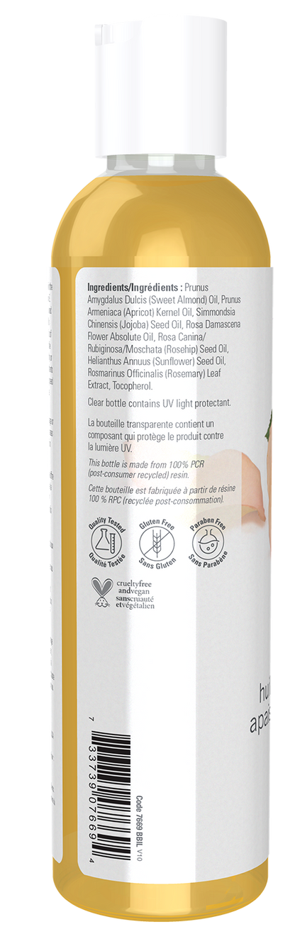 NOW Solutions, Tranquil Rose Massage Oil, Body Moisturizer, 8 fl. oz