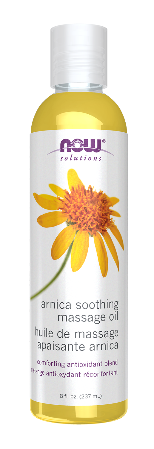 NOW Solutions, Arnica Soothing Massage Oil, Comforting Blend, 8 fl. oz