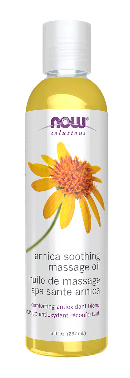 NOW Solutions, Arnica Soothing Massage Oil, Comforting Blend, 8 fl. oz