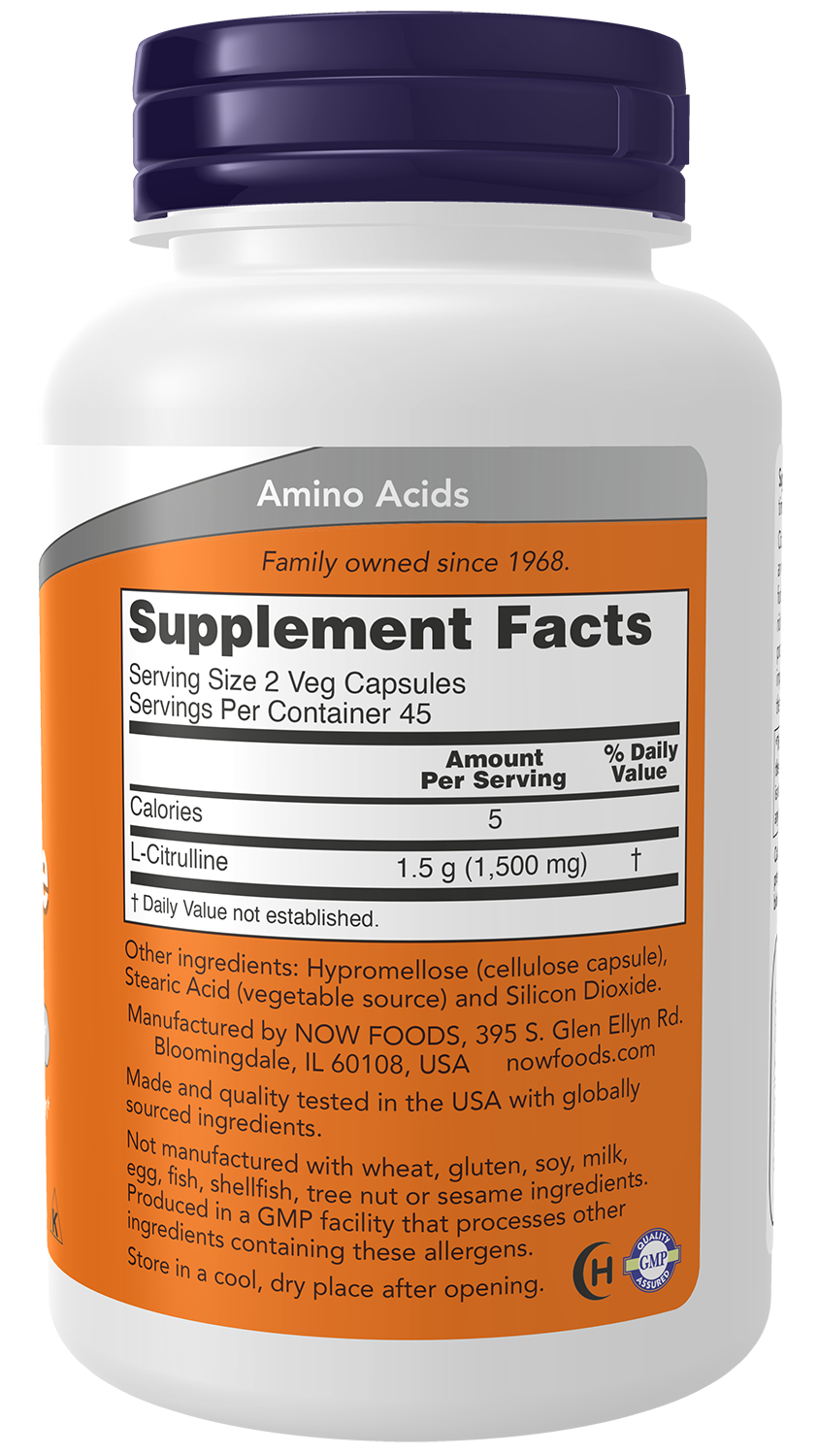 NOW Supplements, L-Citrulline 750 mg, Amino Acid, 90 Veg Caps