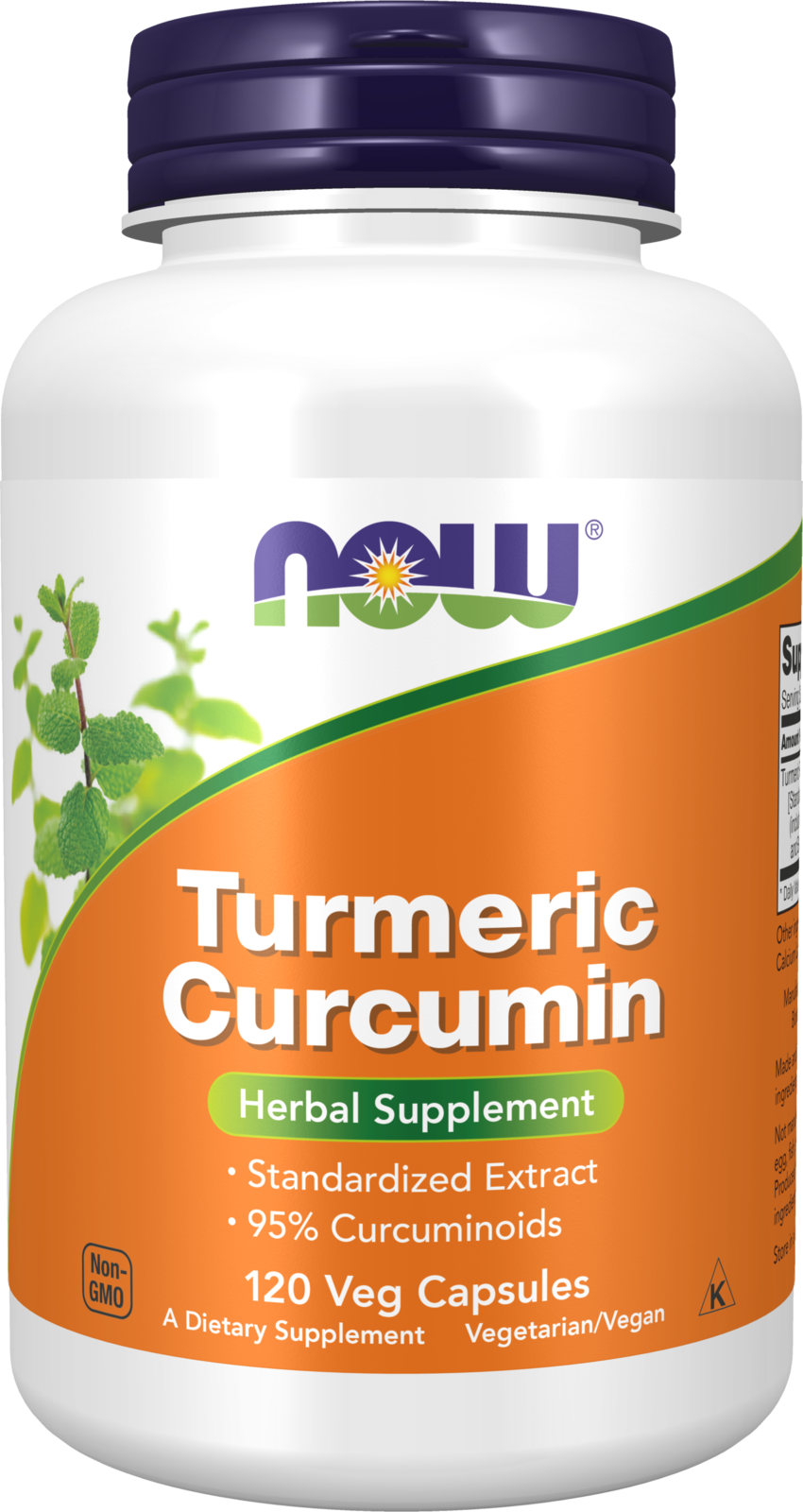 NOW Supplements, Turmeric Curcumin, 95% Curcuminoids, 120 Veg Caps