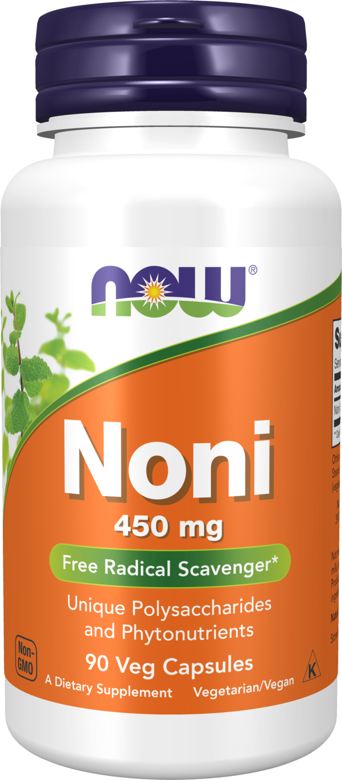 NOW Supplements, Noni 450 mg, Free Radical Scavenger*, 90 Veg Caps