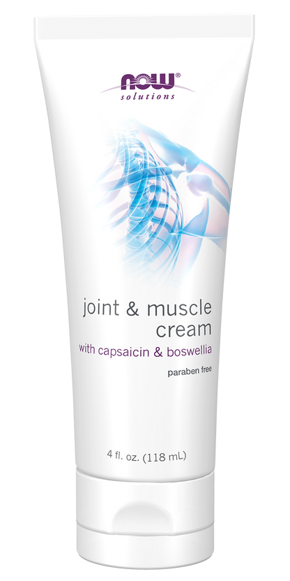 NOW Solutions, Joint & Muscle Cream with Capsaicin and Boswellia, 4 fl. oz