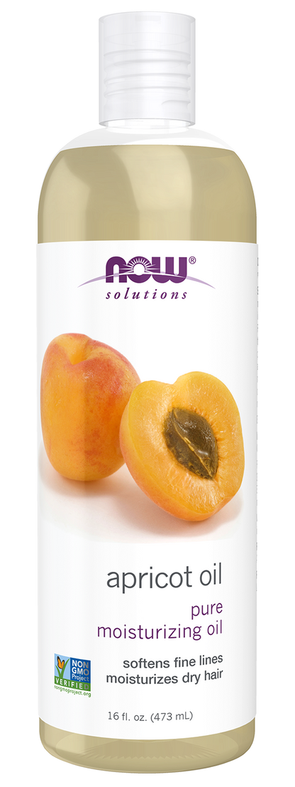 NOW Solutions, Apricot Kernel Oil, Hair Moisturizer & Skin Oil, 16 fl. oz