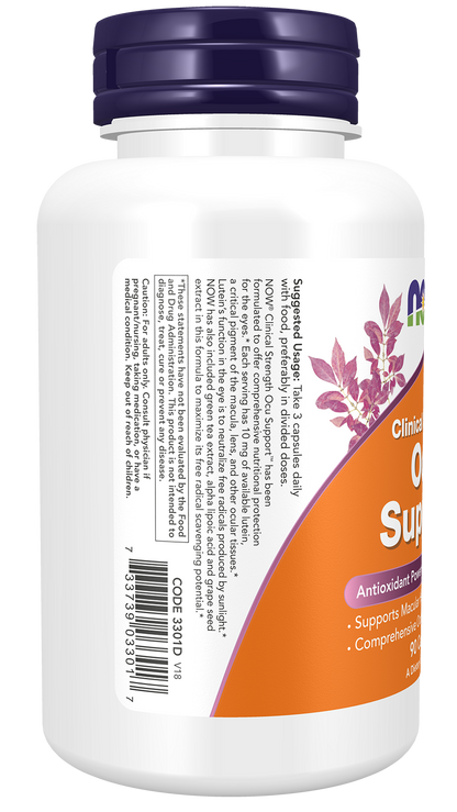 NOW Supplements, Ocu Support™with FloraGLO® Lutein, 90 Veg Caps