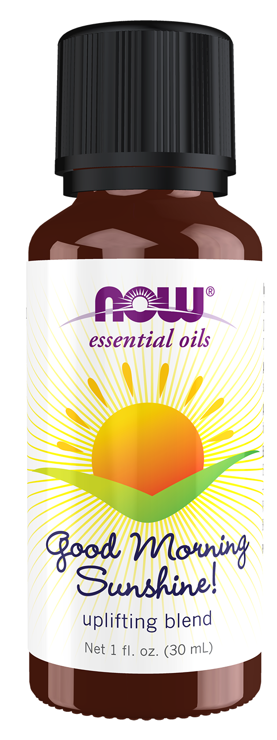 NOW Essential Oils, Good Morning Sunshine Uplifting Aroma Blend, 1 fl. oz