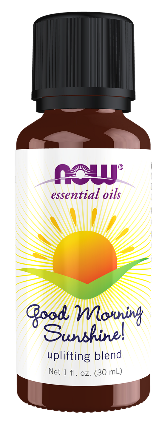 NOW Essential Oils, Good Morning Sunshine Uplifting Aroma Blend, 1 fl. oz
