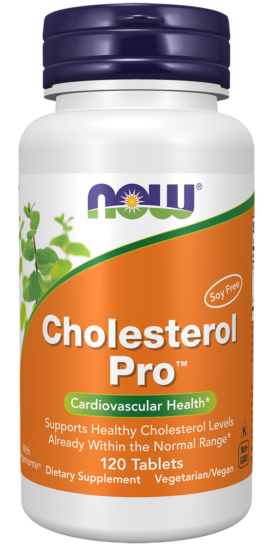 NOW Supplements, Cholesterol Pro™ with Bergamonte®, 120 Tabs