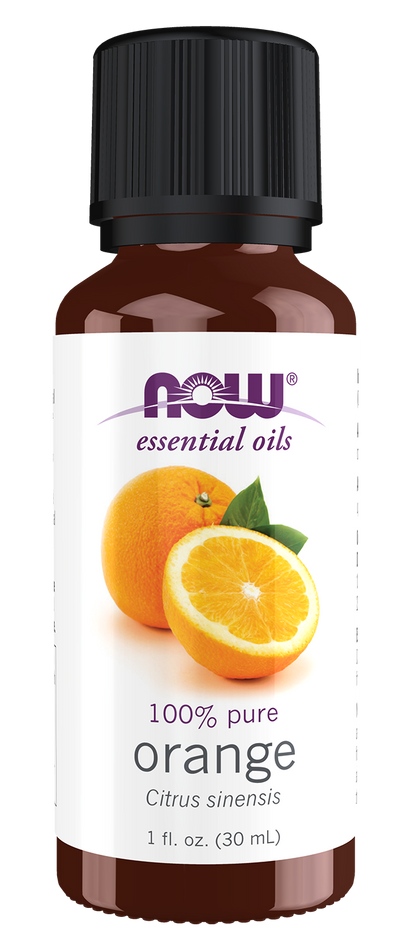 NOW Essential Oils, Orange Oil, Cold Pressed, Undiluted, 1 fl. oz