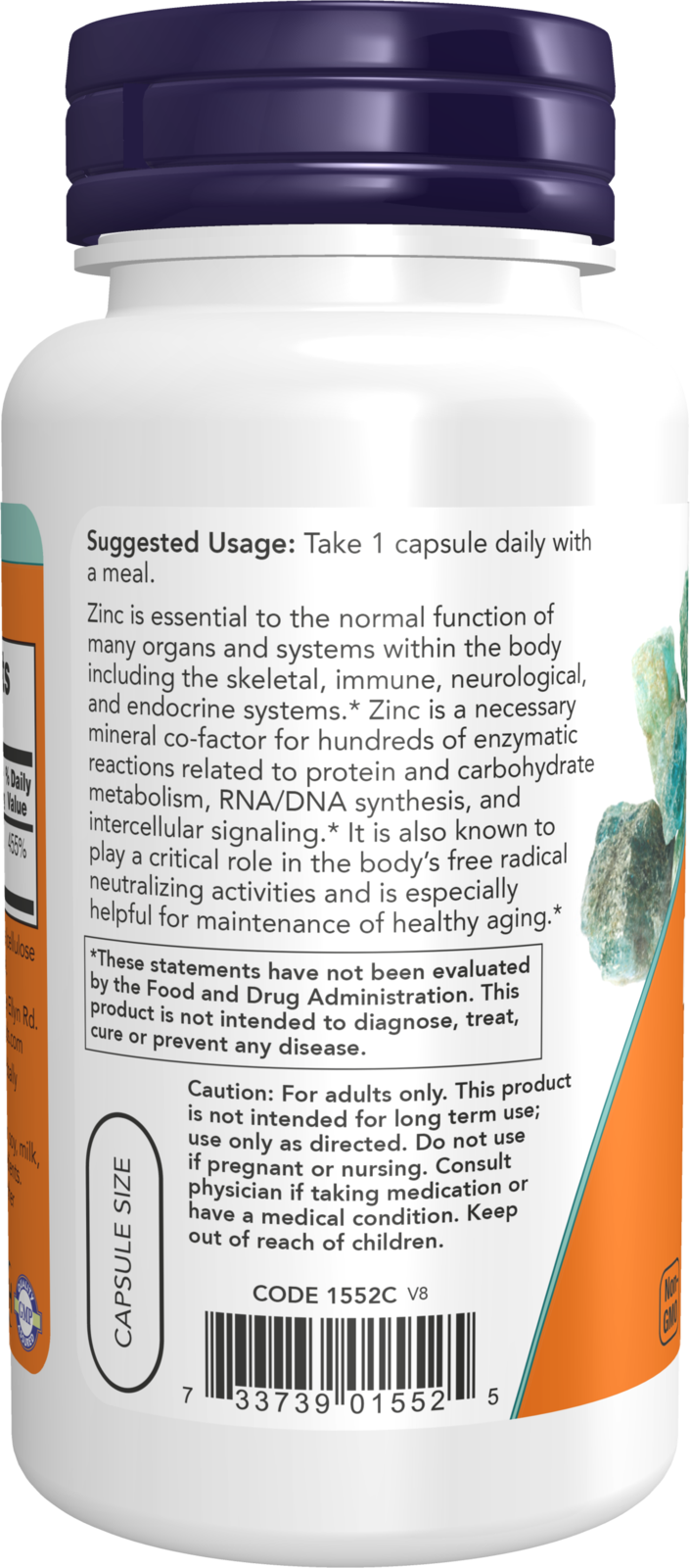 NOW Supplements, Zinc Picolinate 50 mg, Immune Support*, 120 Veg Caps