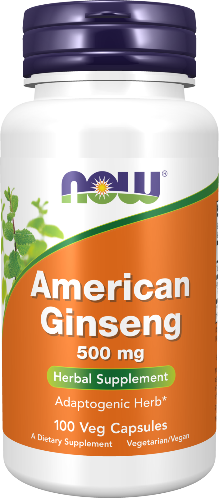 NOW Supplements, American Ginseng Extract, Adaptogenic*, 100 Veg Caps