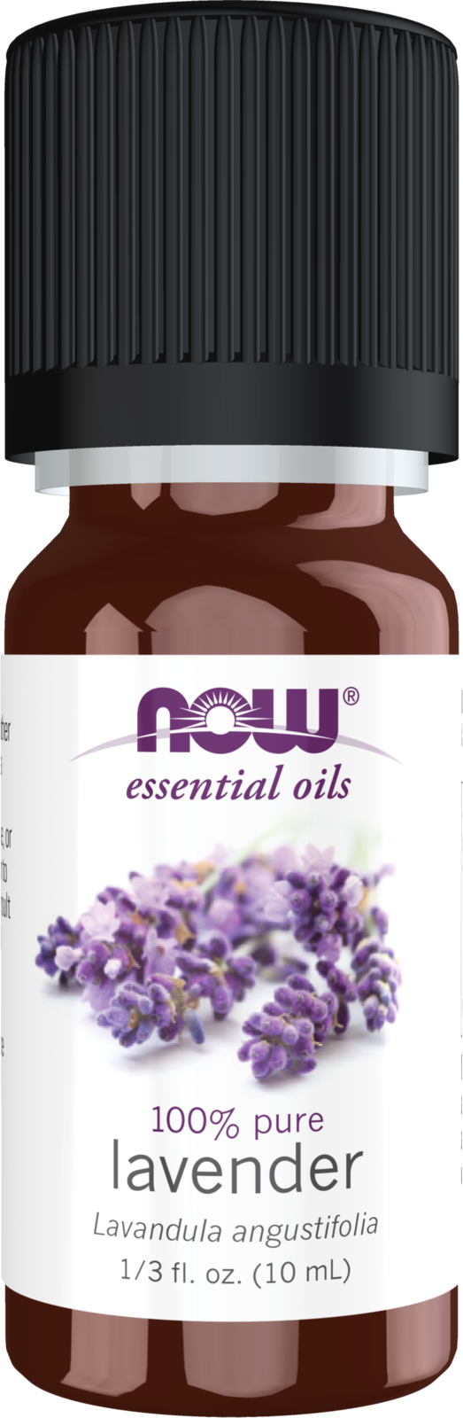 NOW Essential Oils, Lavender Oil, Steam Distilled, Undiluted, 10 mL