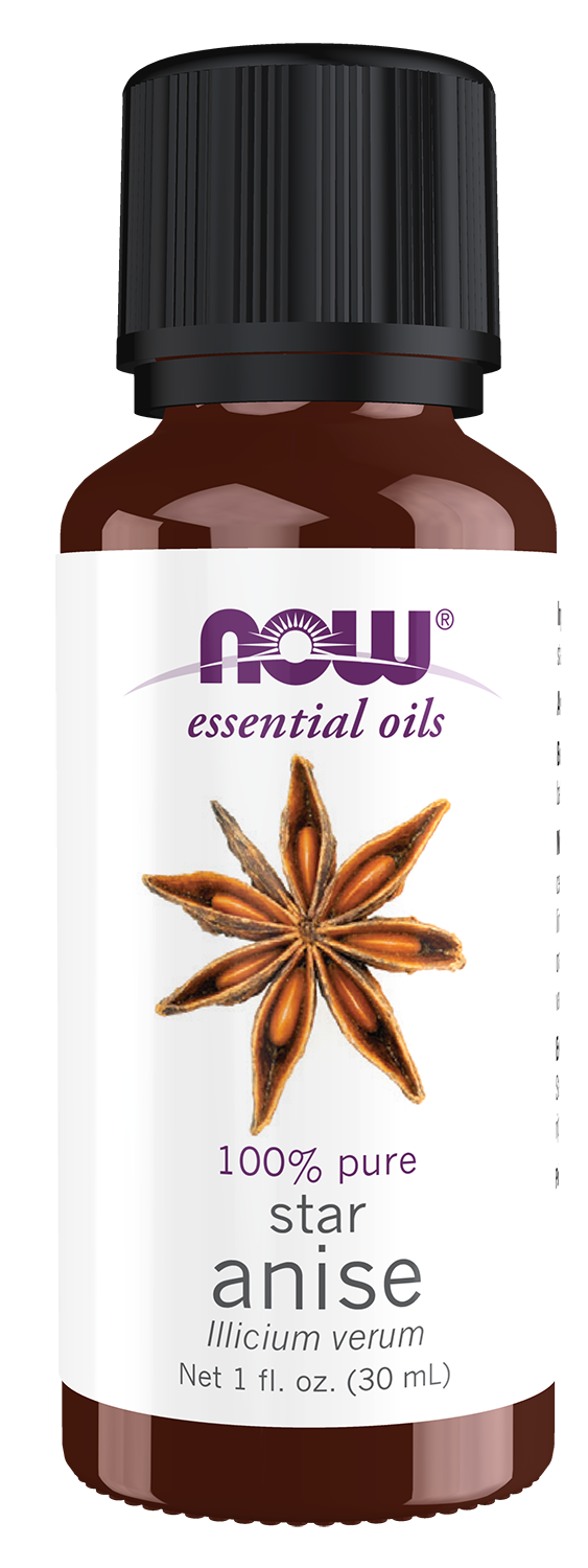 NOW Essential Oils, Anise Oil, Undiluted, Steam Distilled, 1 fl. oz