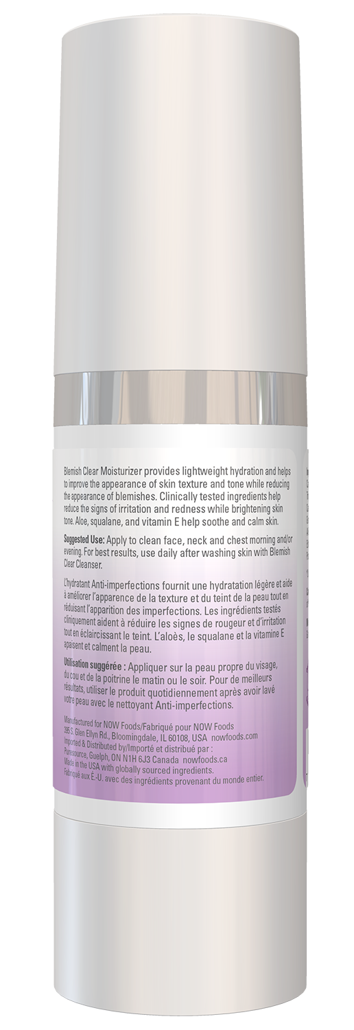 NOW Solutions, Blemish Clear Moisturizer, 2 fl. oz