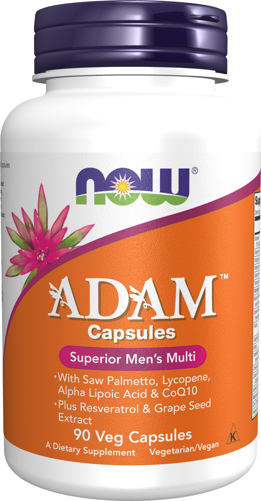 NOW Supplements, ADAM™ Men's Multivitamin, 90 Veg Caps