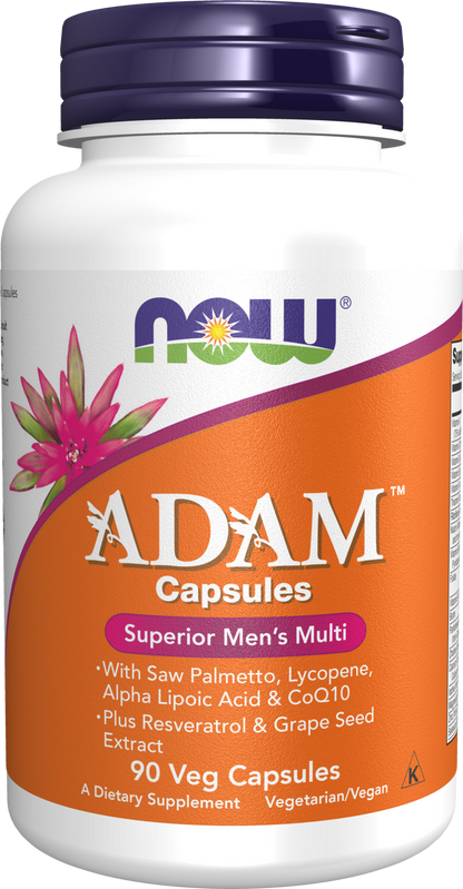NOW Supplements, ADAM™ Men's Multivitamin, 90 Veg Caps
