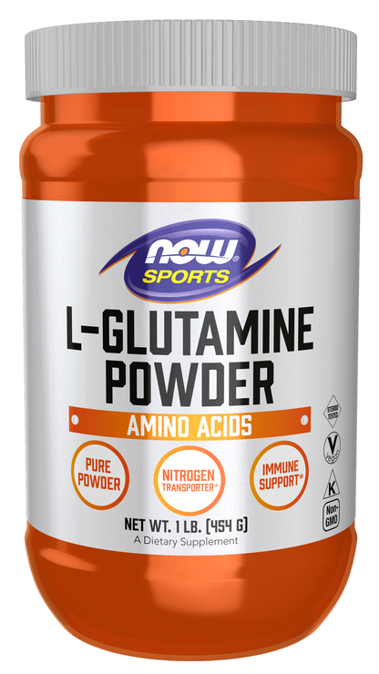 NOW Sports, L-Glutamine Powder, Amino Acid, 1 lb