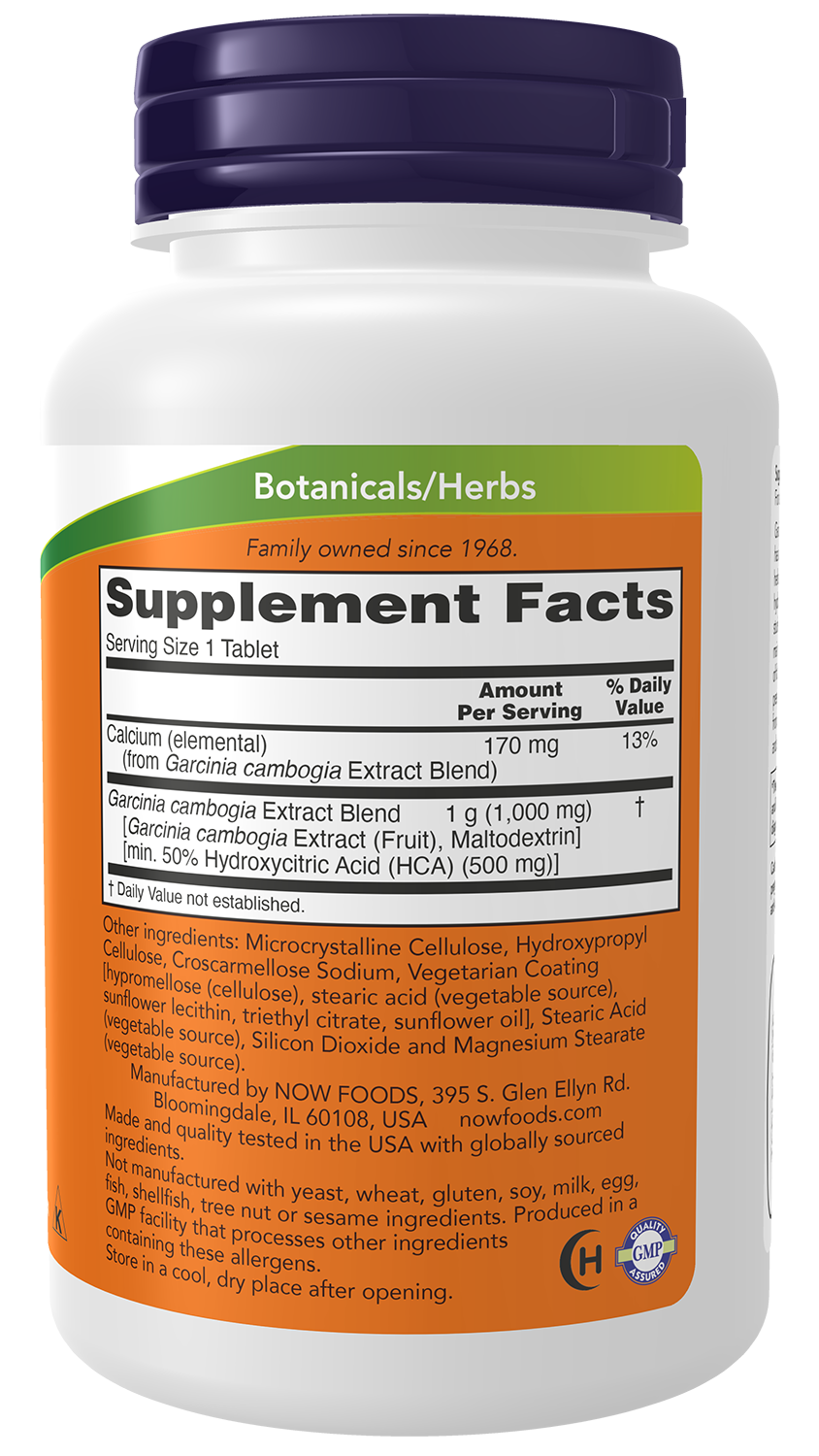NOW Supplements, Garcinia Extract, Healthy Metabolism*, 120 Tabs