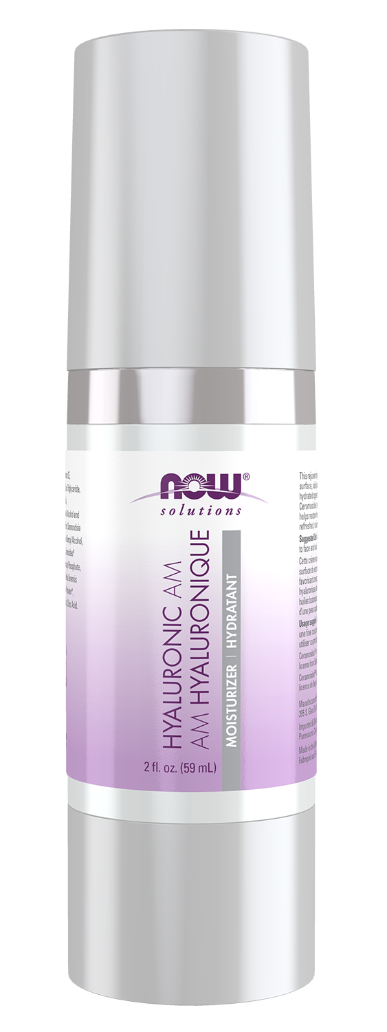 NOW Solutions, Hyaluronic AM, Moisturizer, Smoothing and Toning, 2 fl. oz