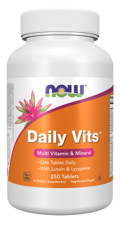 NOW Supplements, Daily Vits™, One Tablet Daily, 250 Tabs