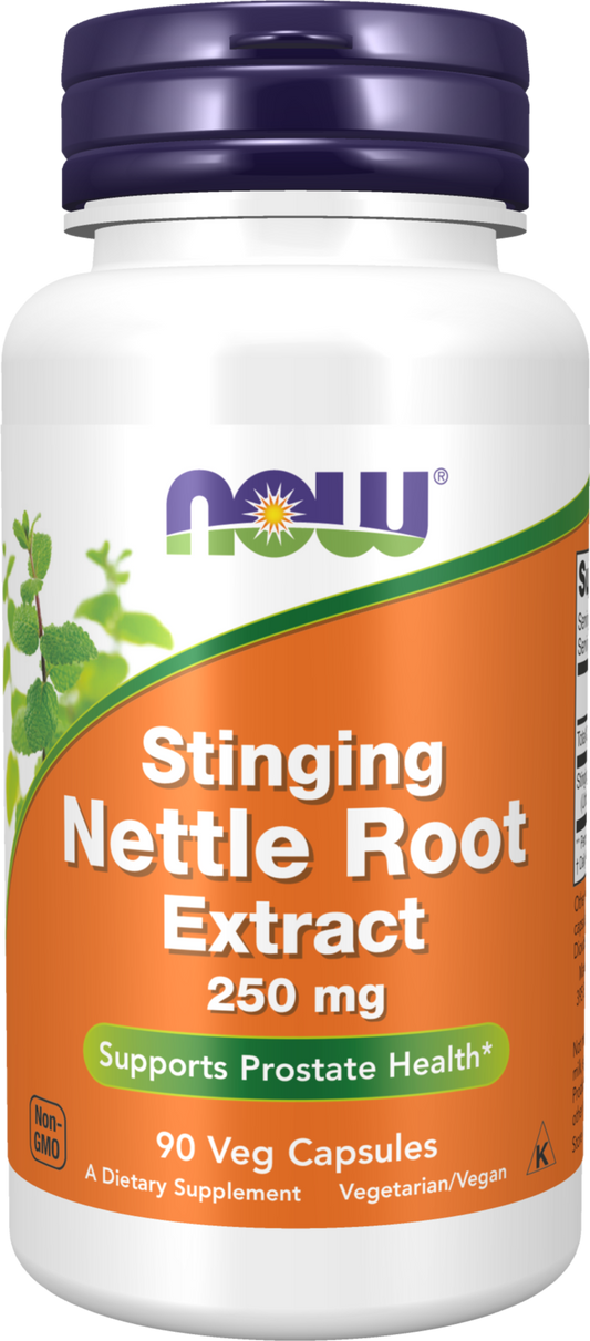 NOW Supplements, Stinging Nettle Root Extract, 90 Veg Caps