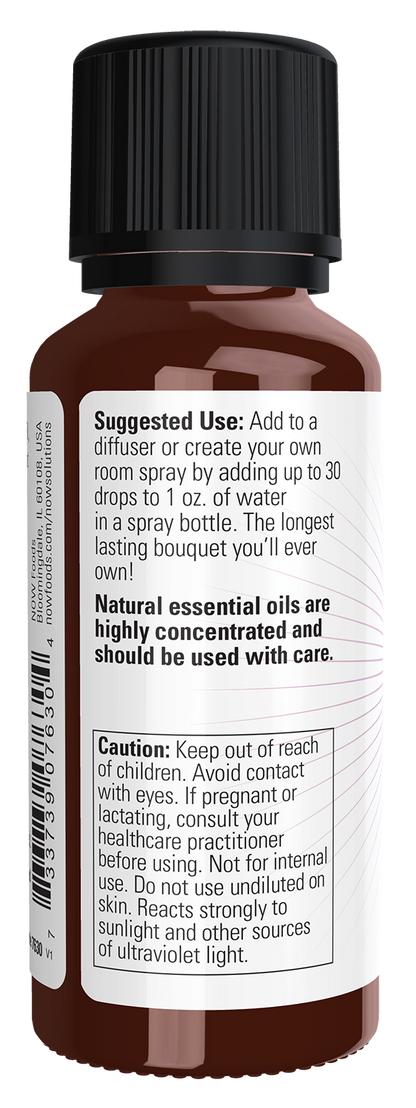 NOW Essential Oils, Bottled Bouquet Oil Blend, Floral Scent, 1 fl. oz