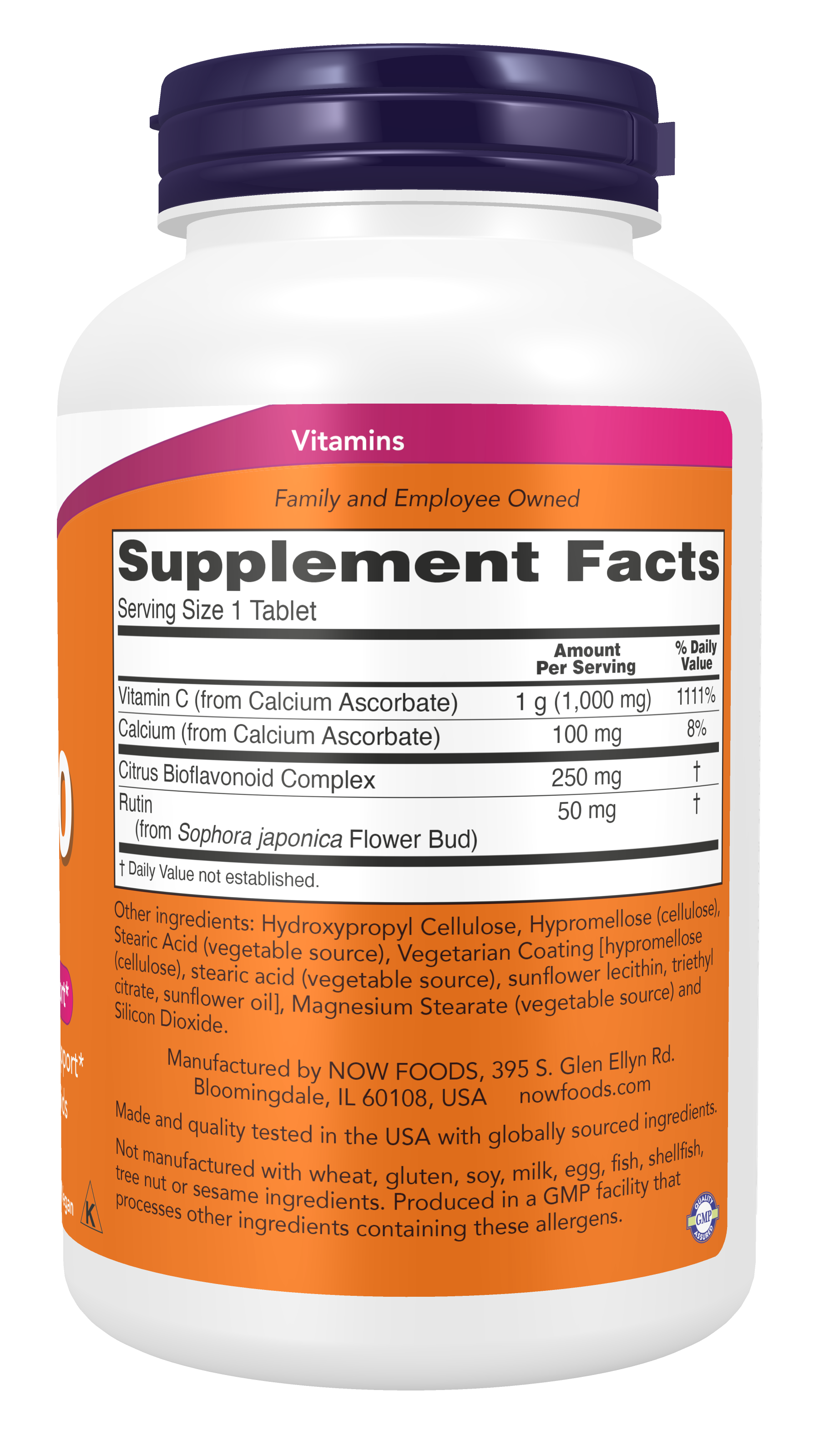 NOW Supplements, Vitamin C-1000 Complex, Buffered, 180 Tabs