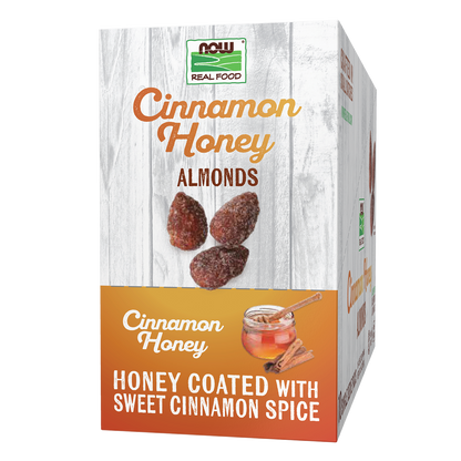 NOW Foods, Cinnamon Honey Coated Almonds, Small Batch, 10 Single Packets